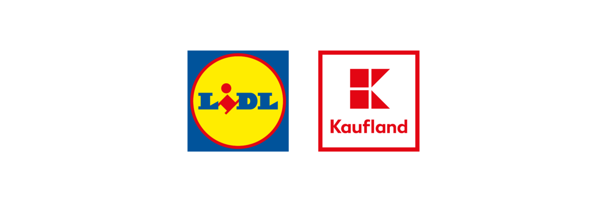 Logo Lidl und Kaufland